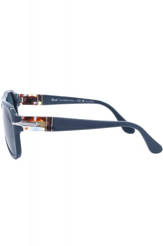 Persol - Occhiali da sole in celluloide squadrati per uomo blu - 3310S 1183/3R