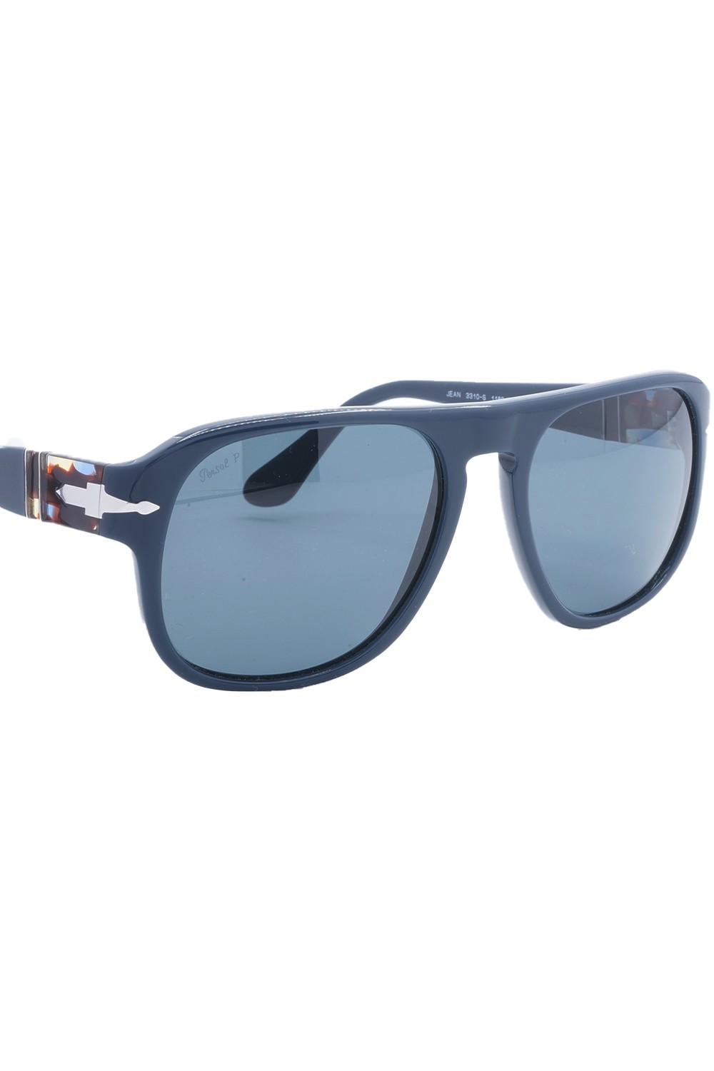 Persol - Occhiali da sole in celluloide squadrati per uomo blu - 3310S 1183/3R