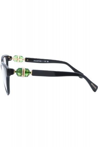 Swarovski - Occhiali da vista in celluloide cat eye per donna nero - SK2004 1001