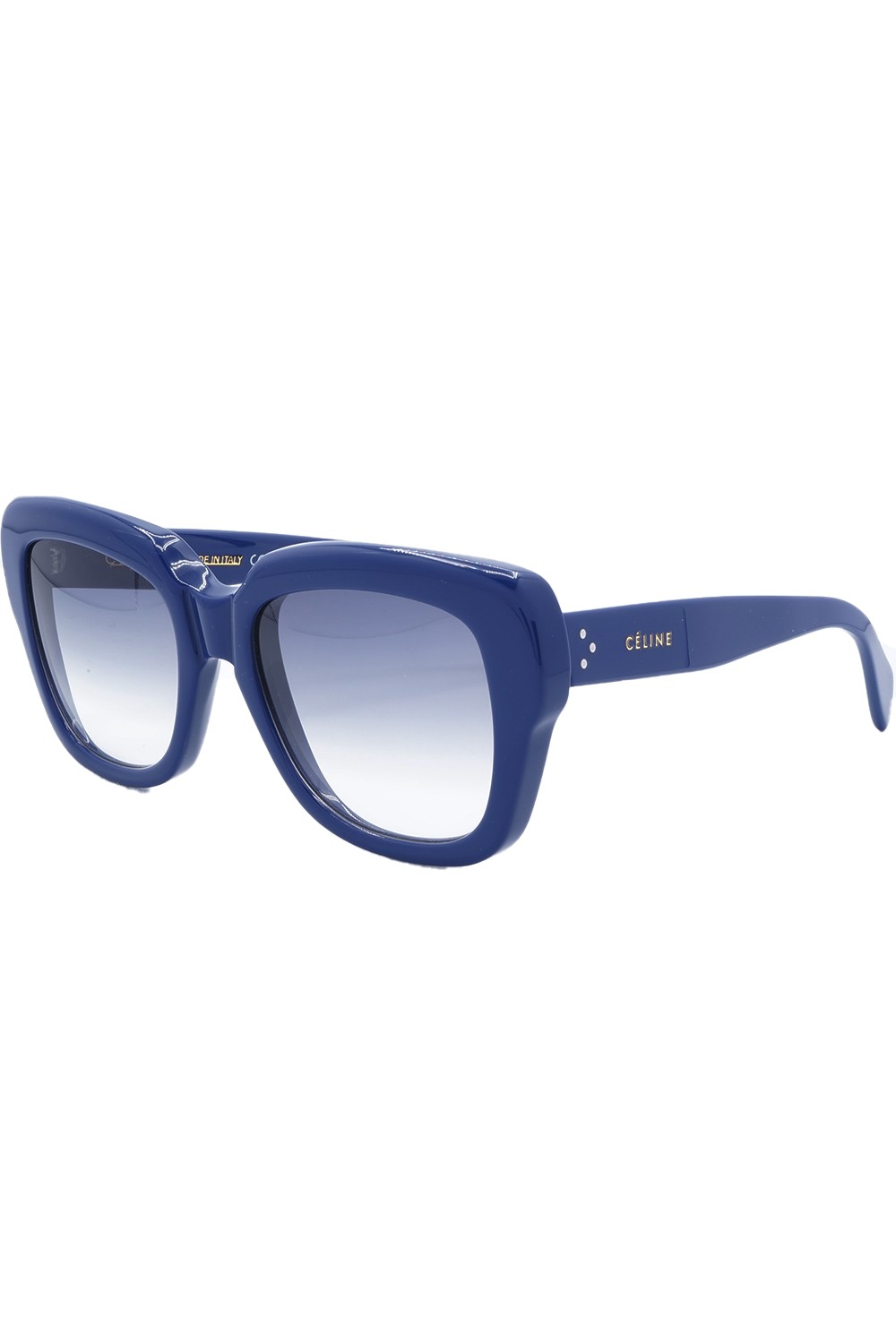 Celine - Occhiali da sole in celluloide squadrati per donna blu - CL41022/S