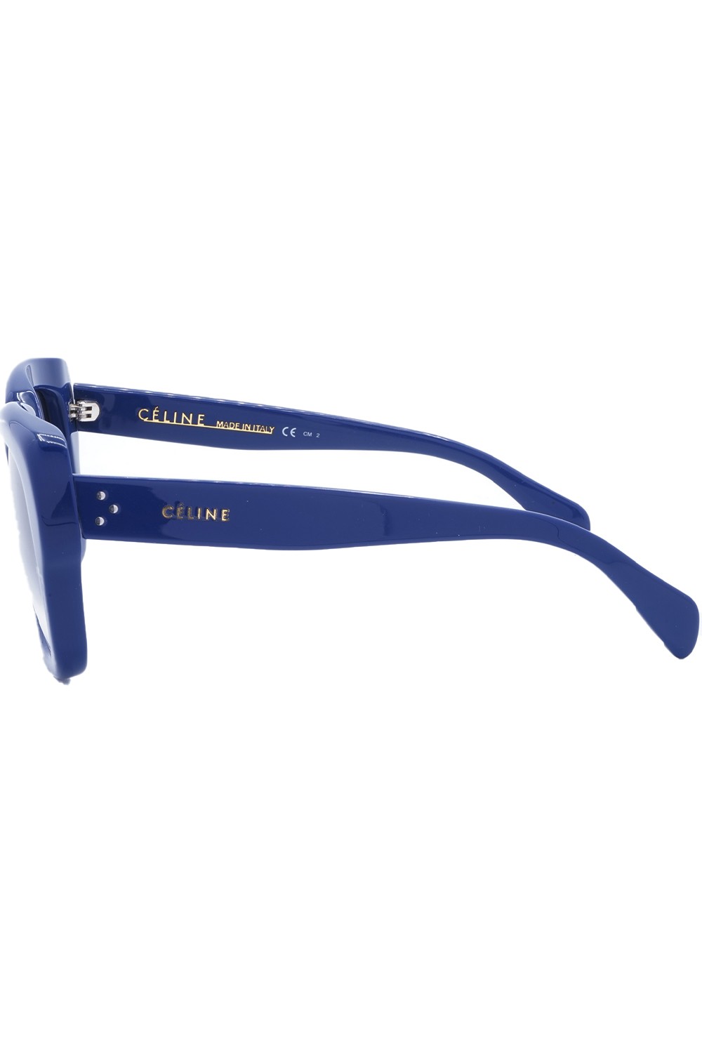 Celine - Occhiali da sole in celluloide squadrati per donna blu - CL41022/S