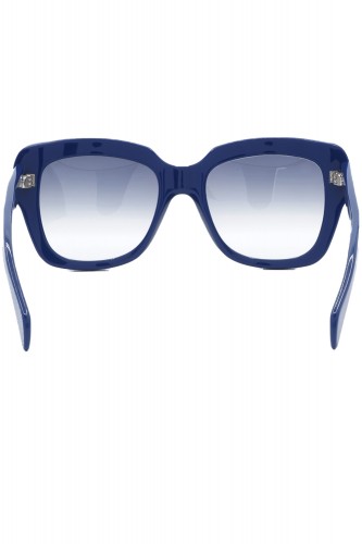 Celine - Occhiali da sole in celluloide squadrati per donna blu - CL41022/S