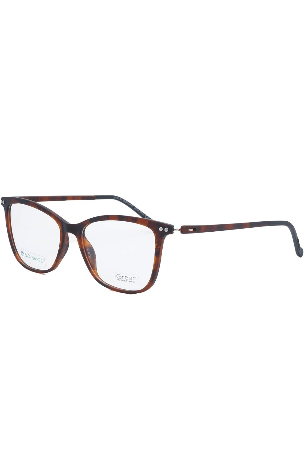 iGreen - Occhiali da vista in celluloide cat eye per donna tartarugato -