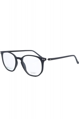 iGreen - Occhiali da vista in celluloide esagonale unisex nero - IGV10.03 C02M