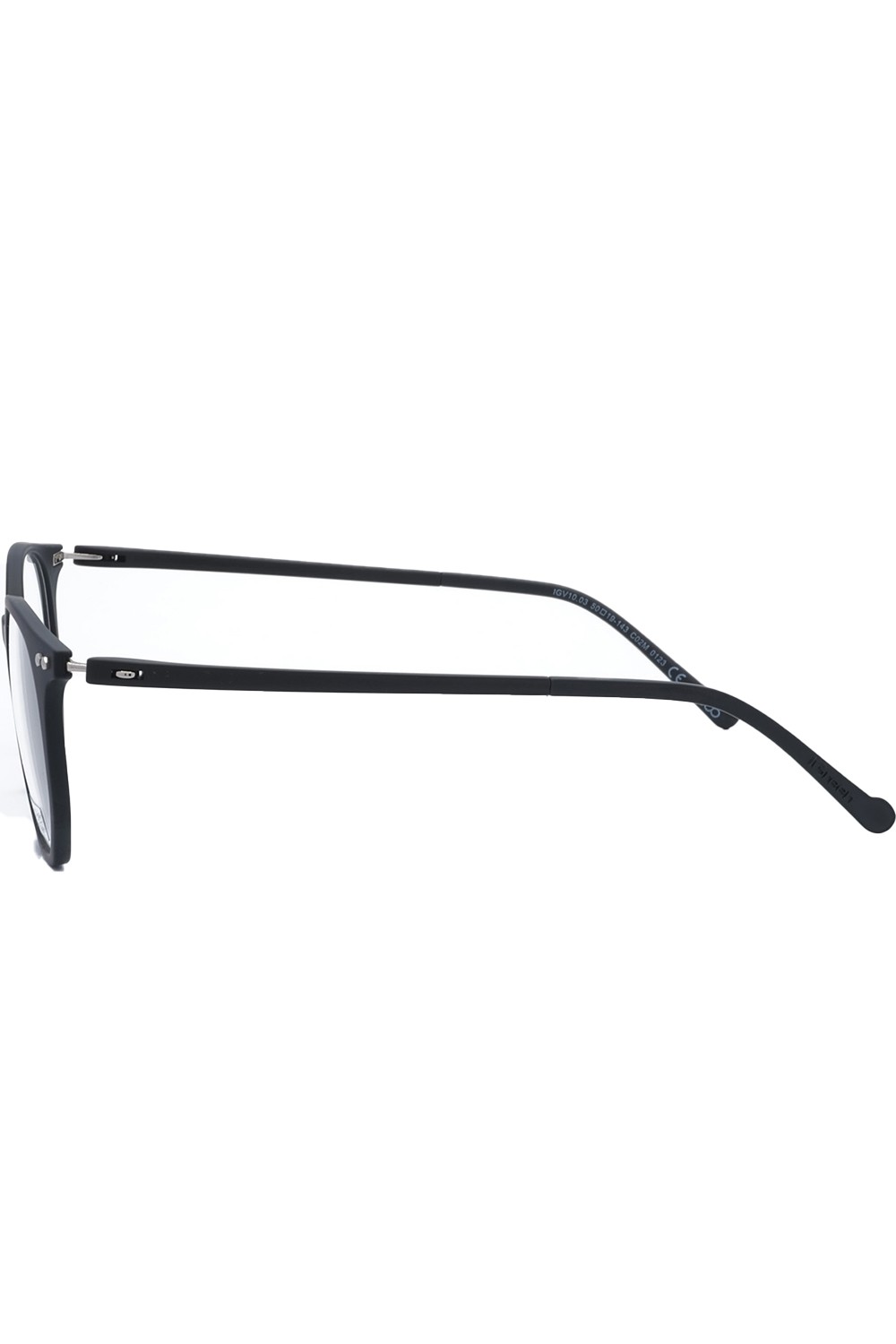 iGreen - Occhiali da vista in celluloide esagonale unisex nero - IGV10.03 C02M