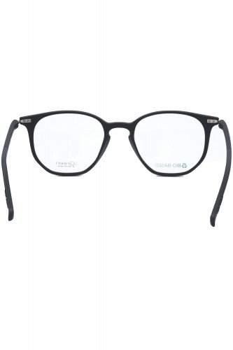 iGreen - Occhiali da vista in celluloide esagonale unisex nero - IGV10.03 C02M