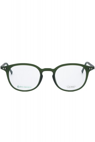 iGreen - Occhiali da vista in celluloide tondi unisex verde - IGV10.01 C06M