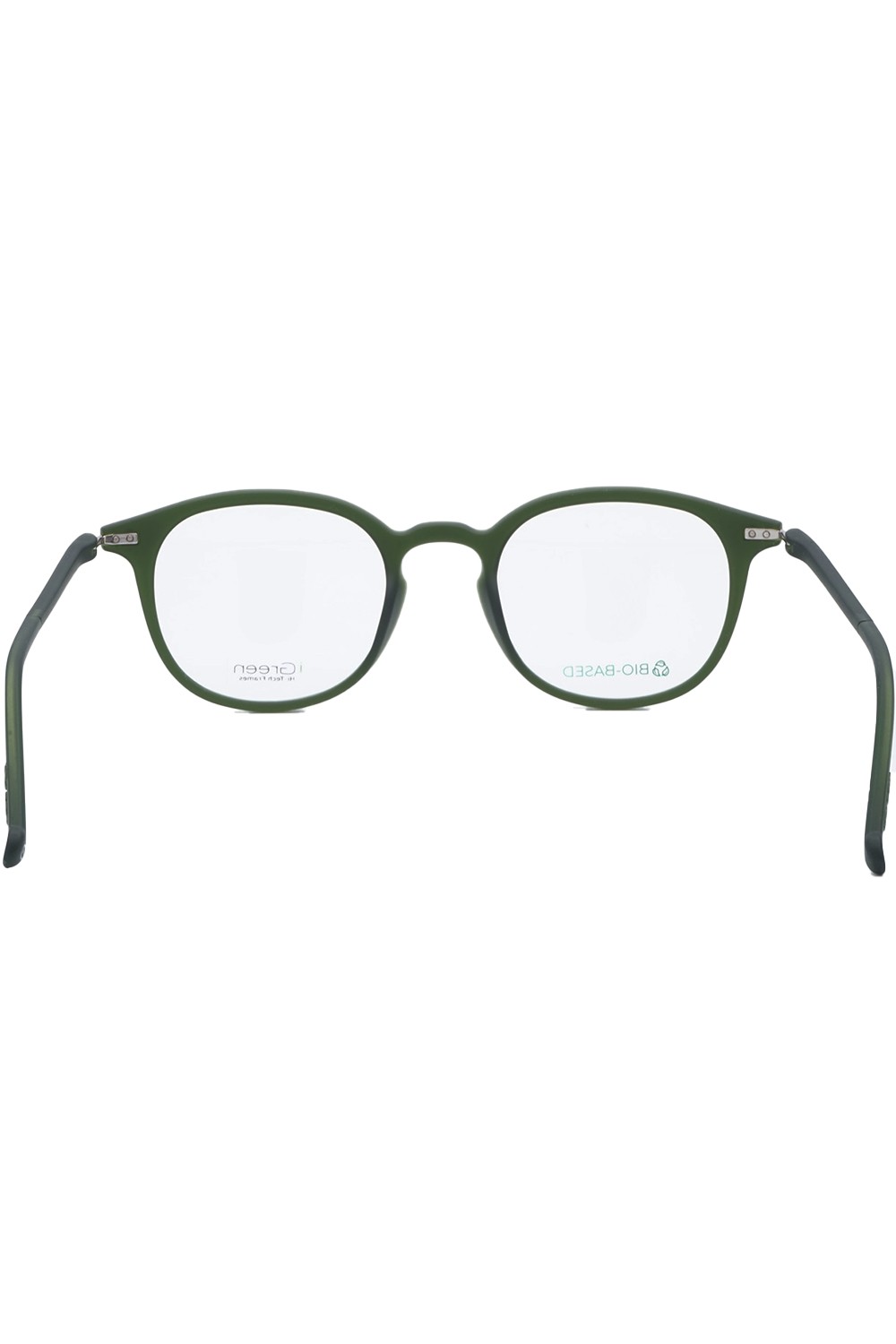 iGreen - Occhiali da vista in celluloide tondi unisex verde - IGV10.01 C06M