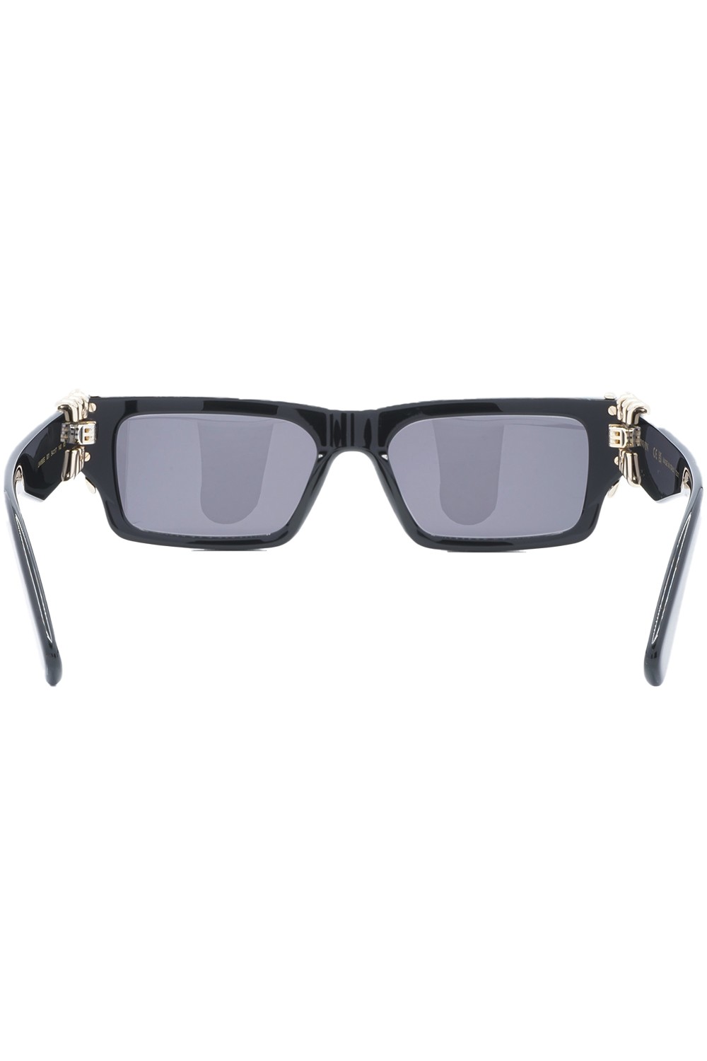 Lanvin - Occhiali da sole in celluloide rettangolari unisex nero - LNV665S 001