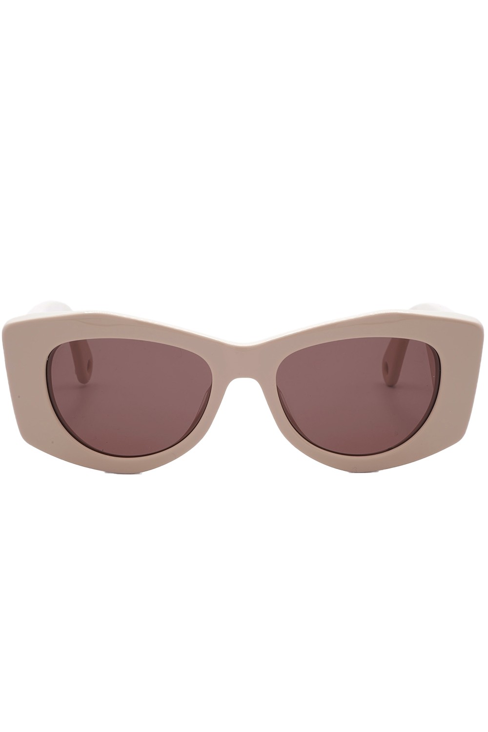Lanvin - Occhiali da sole in celluloide cat eye per donna beige - LNV638S 104