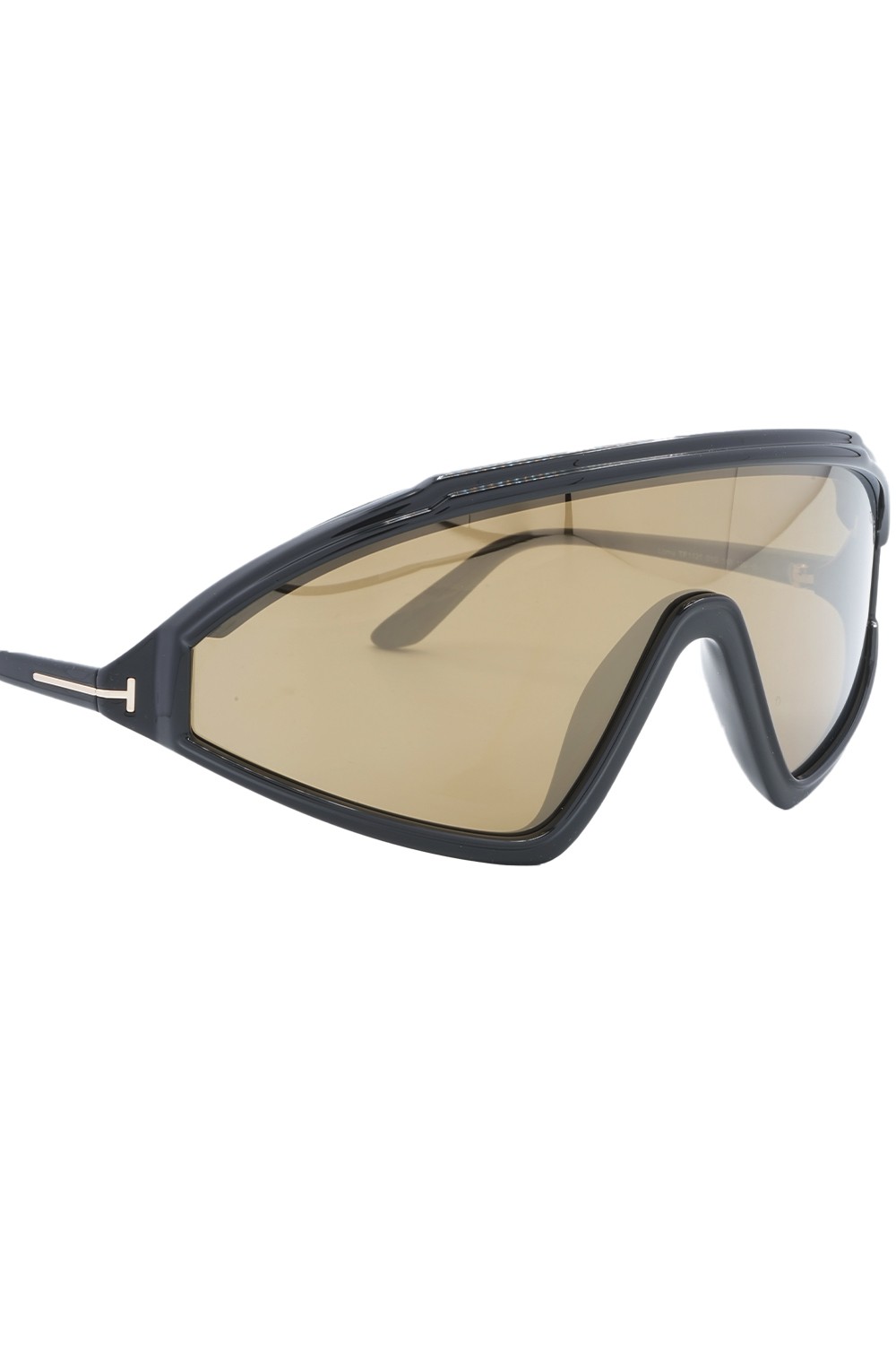 Tom Ford - Occhiali da sole in celluloide avvolgenti a mascherina unisex nero -