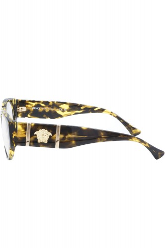 Versace - Occhiali da vista in celluloide ovali unisex tartarugato - 3345U 5428