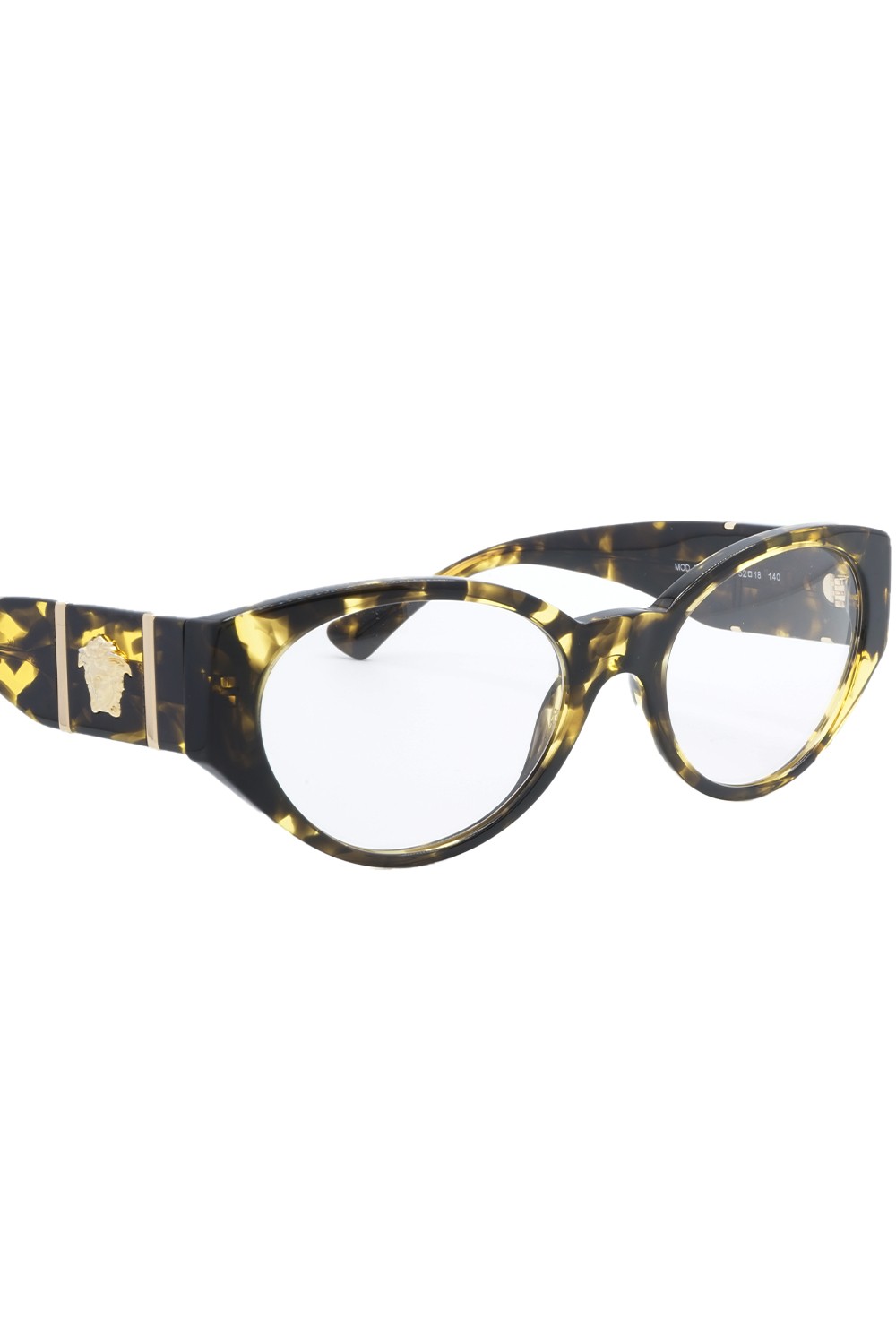 Versace - Occhiali da vista in celluloide ovali unisex tartarugato - 3345U 5428