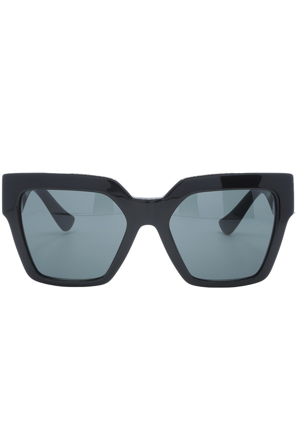 Versace - Occhiali da sole in celluloide squadrati per donna nero - 4458 GB1/87