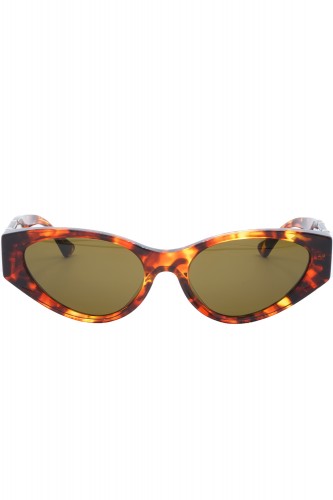 Versace - Occhiali da sole in celluloide cat eye per donna tartarugato - 4454