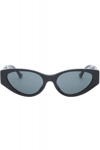 Versace - Occhiali da sole in celluloide cat eye per donna nero - 4454 GB1/87 2