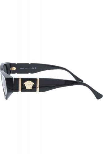 Versace - Occhiali da sole in celluloide cat eye per donna nero - 4454 GB1/87