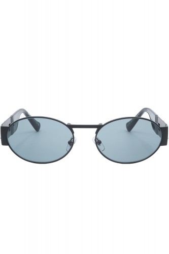 Versace - Occhiali da sole in metallo ovali unisex nero - 2264 1261/1