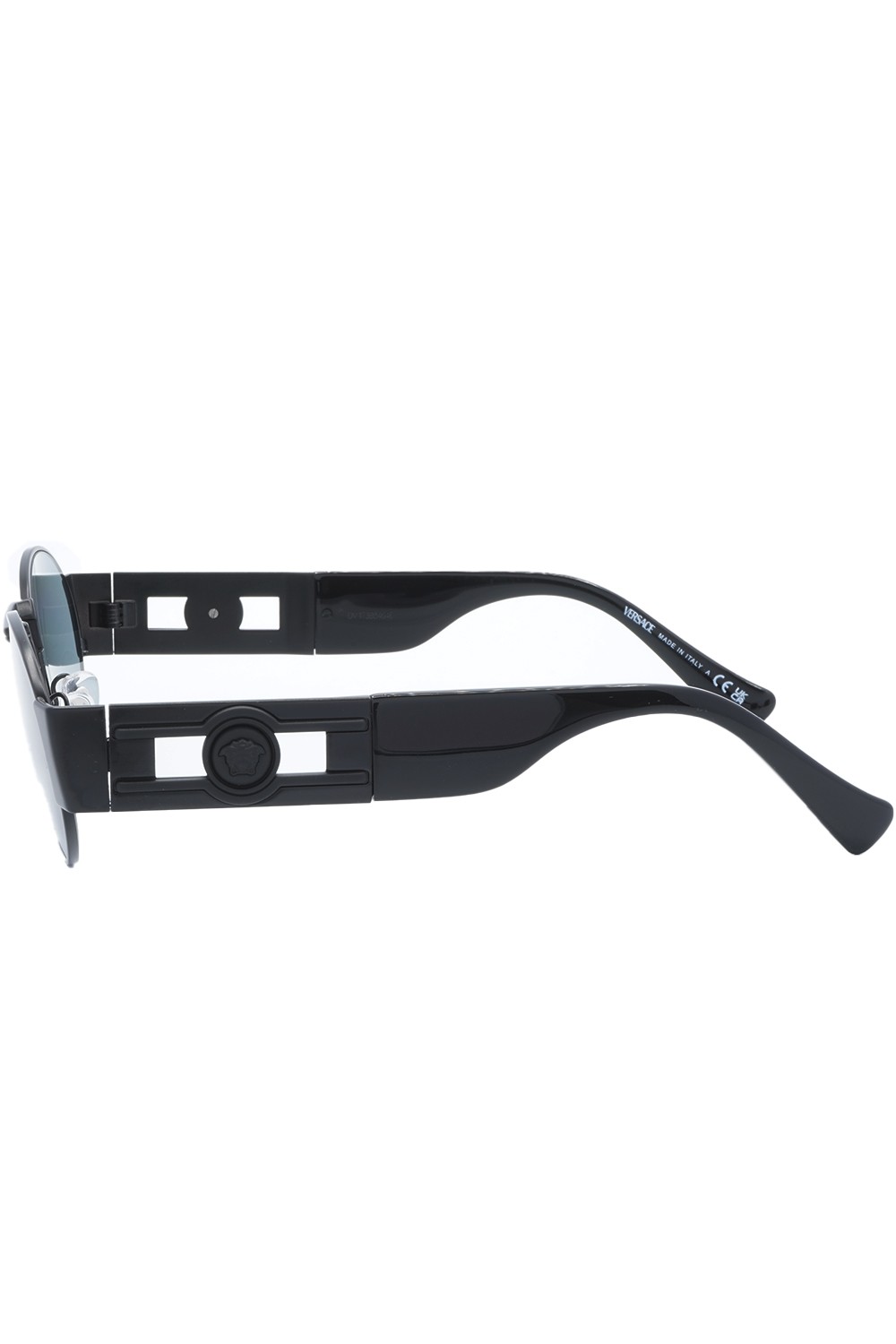 Versace - Occhiali da sole in metallo ovali unisex nero - 2264 1261/1