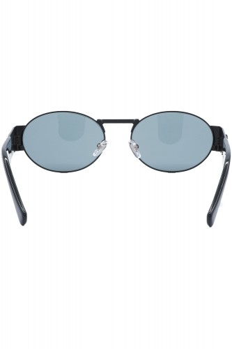 Versace - Occhiali da sole in metallo ovali unisex nero - 2264 1261/1