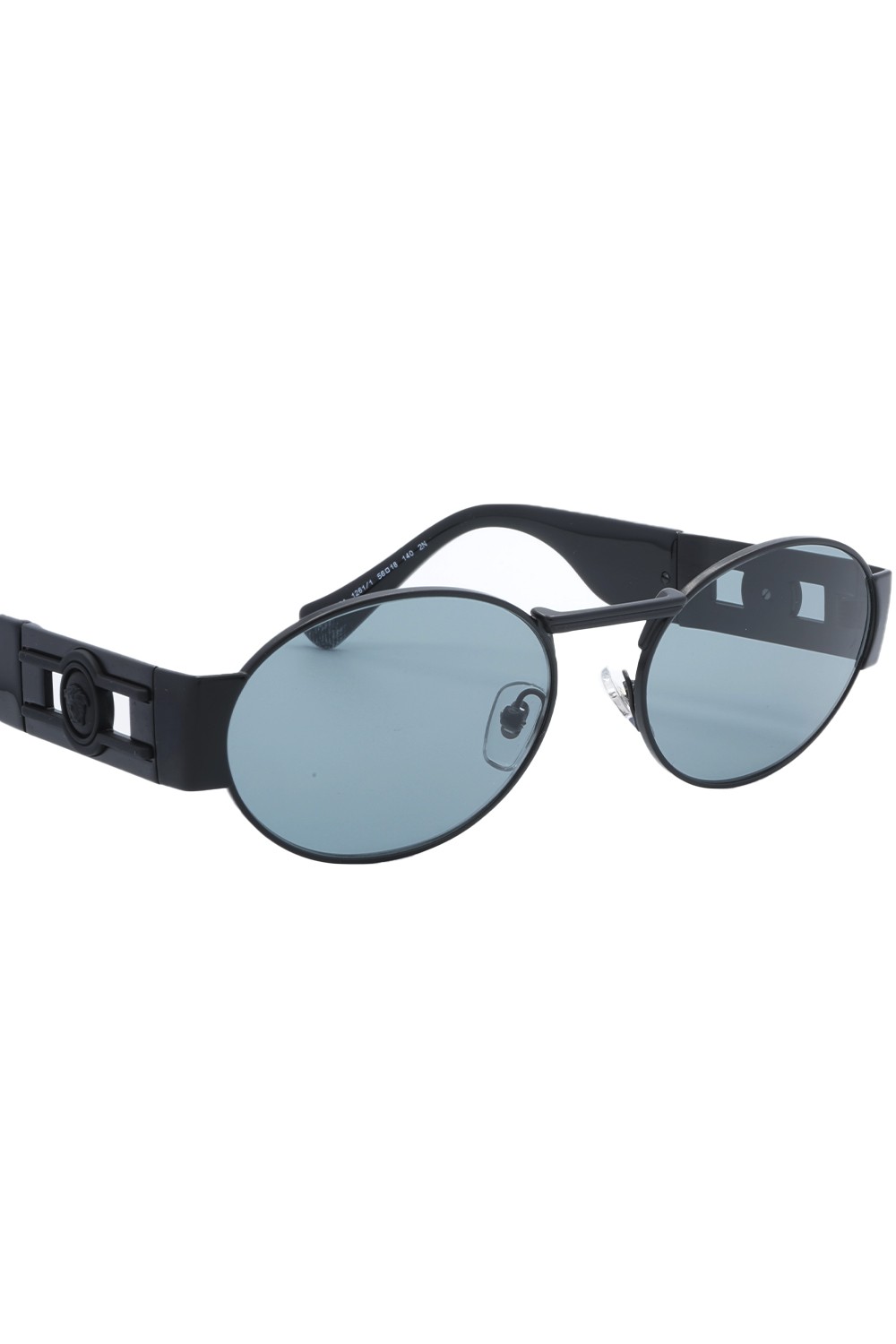 Versace - Occhiali da sole in metallo ovali unisex nero - 2264 1261/1