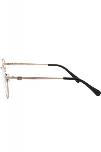 Chiara Ferragni - Occhiali da vista in metallo tondi per ragazza oro - CF1011