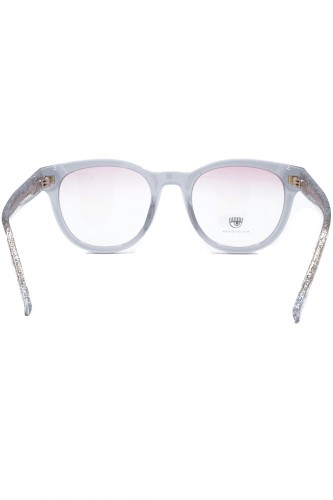 Chiara Ferragni - Occhiali da vista in celluloide tondi per ragazza grigio -