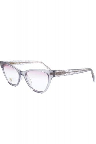 Chiara Ferragni - Occhiali da vista in celluloide cat eye per ragazza grigio -