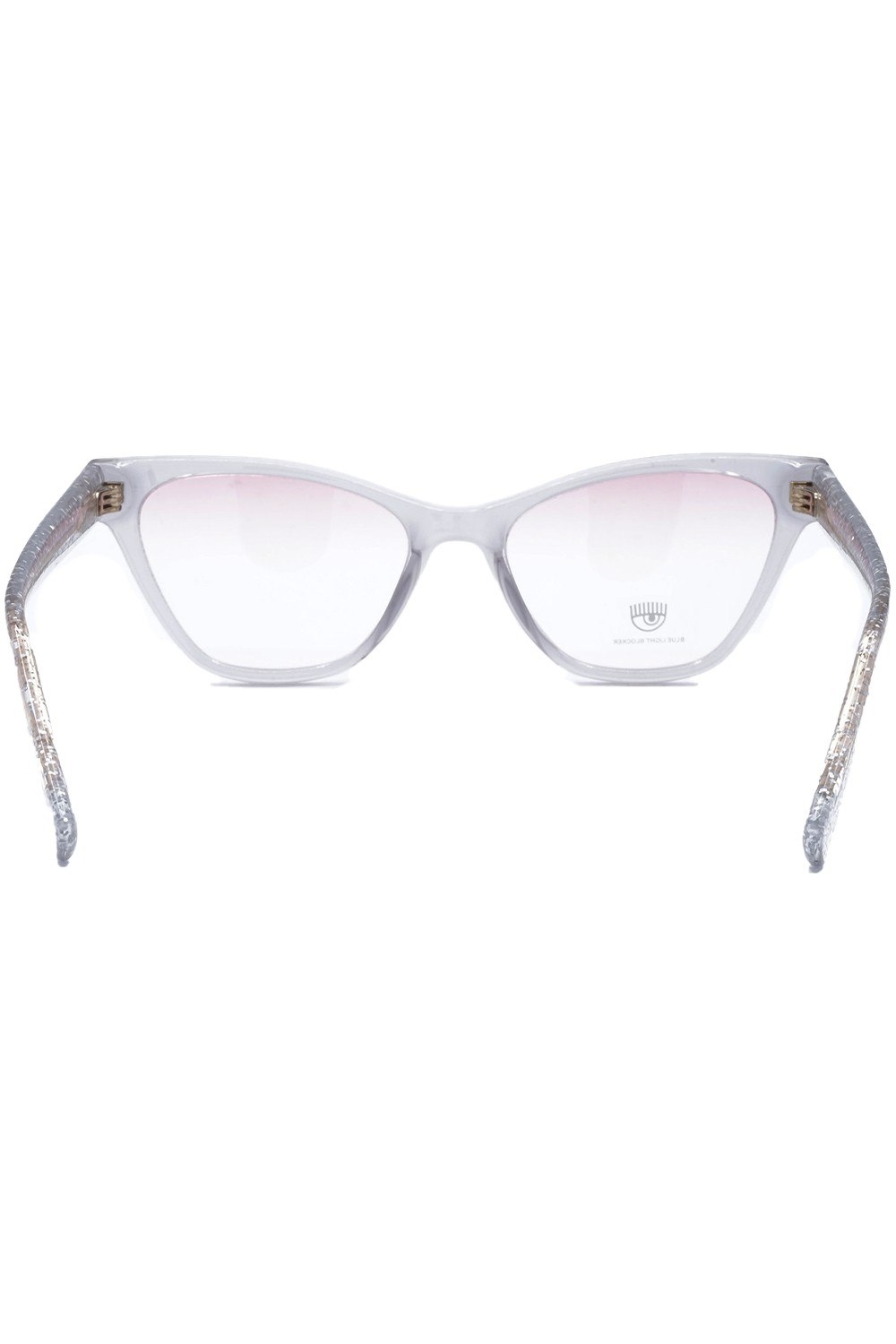 Chiara Ferragni - Occhiali da vista in celluloide cat eye per ragazza grigio -