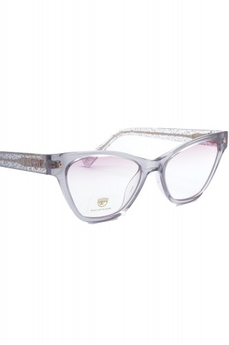 Chiara Ferragni - Occhiali da vista in celluloide cat eye per ragazza grigio -