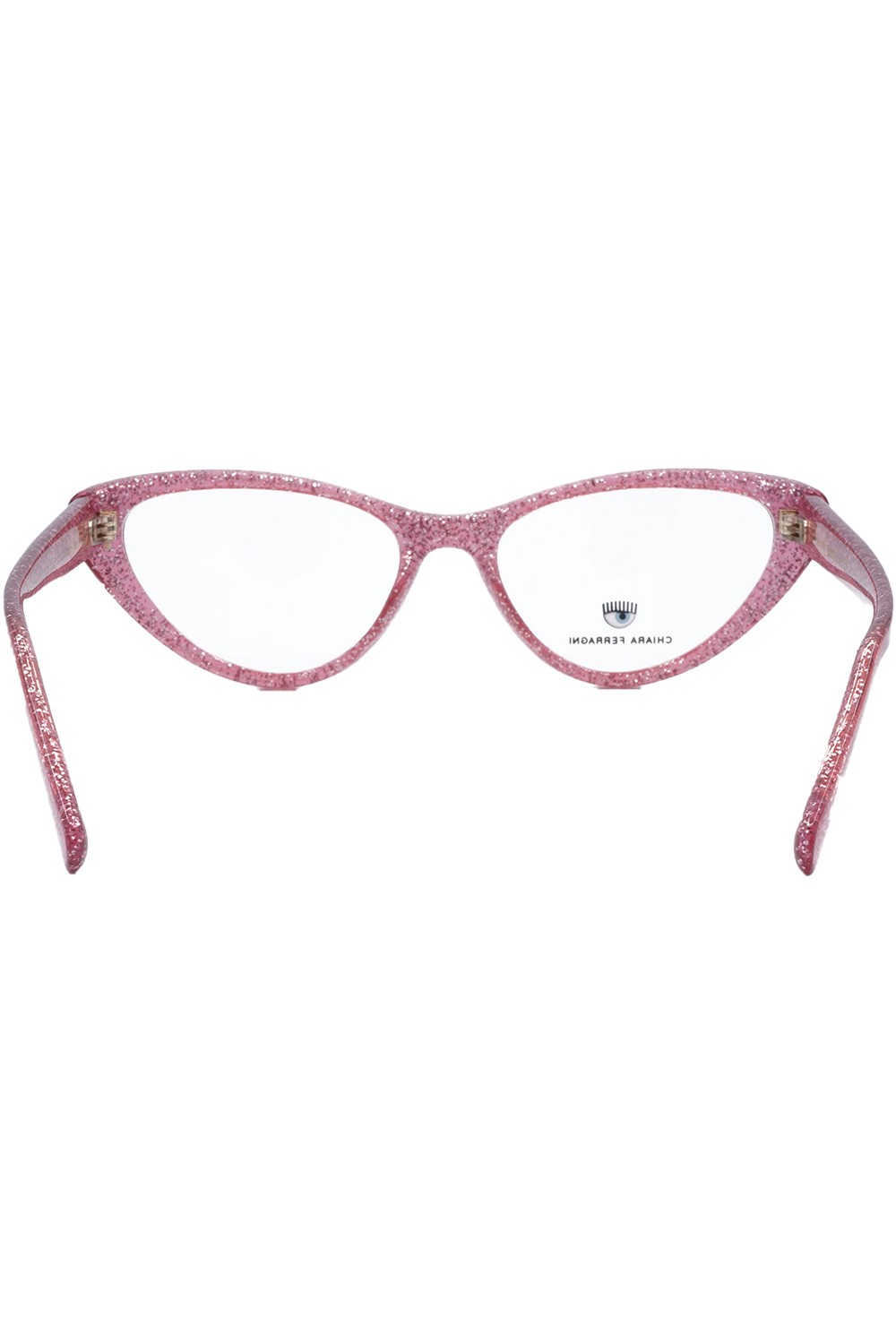 Chiara Ferragni - Occhiali da vista in celluloide cat eye per ragazza rosa -