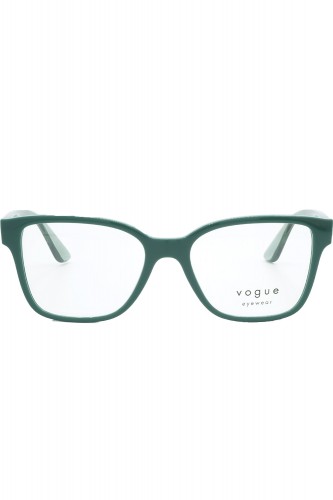 Vogue - Occhiali da vista in celluloide squadrati per donna verde - VO5452 3050 2