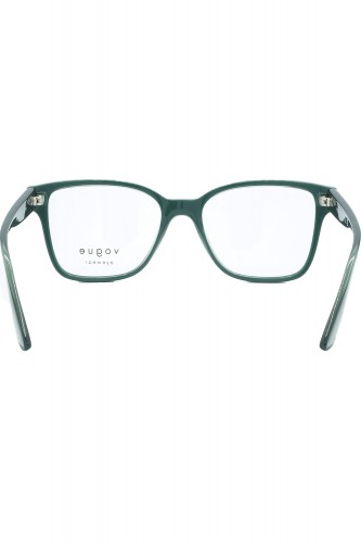 Vogue - Occhiali da vista in celluloide squadrati per donna verde - VO5452 3050