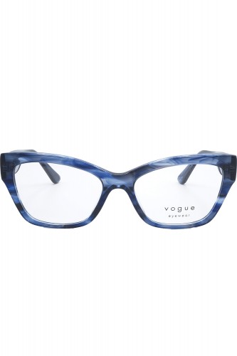 Vogue - Occhiali da vista in celluloide cat eye per donna blu - VO5523 3087 2