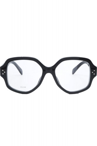 Celine - Occhiali da vista in celluloide esagonali per donna nero - CL50135I 001 2