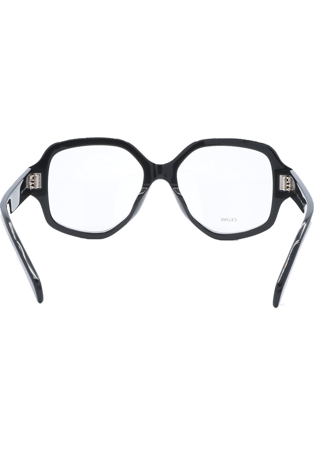 Celine - Occhiali da vista in celluloide esagonali per donna nero - CL50135I 001