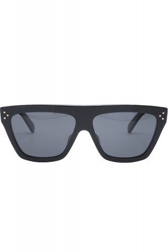 Celine - Occhiali da sole in celluloide squadrati unisex nero - CL40256I 01D