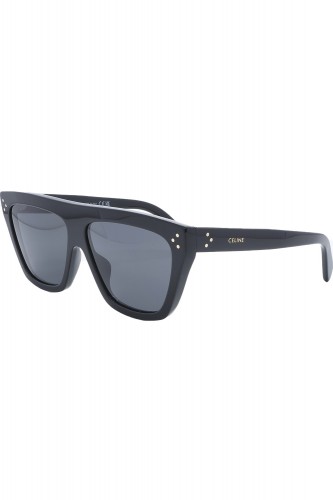 Celine - Occhiali da sole in celluloide squadrati unisex nero - CL40256I 01D