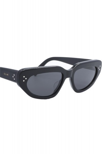 Celine - Occhiali da sole in celluloide cat eye per donna nero - CL40273U 01A