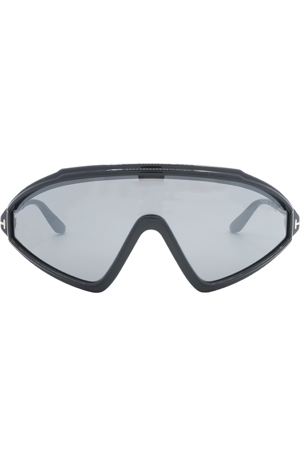 Tom Ford - Occhiali da sole in celluloide avvolgenti a mascherina unisex nero -