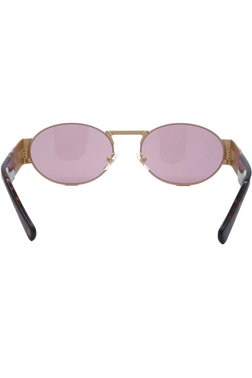 Versace - Occhiali da sole in metallo ovali unisex oro - 2264 1002/84