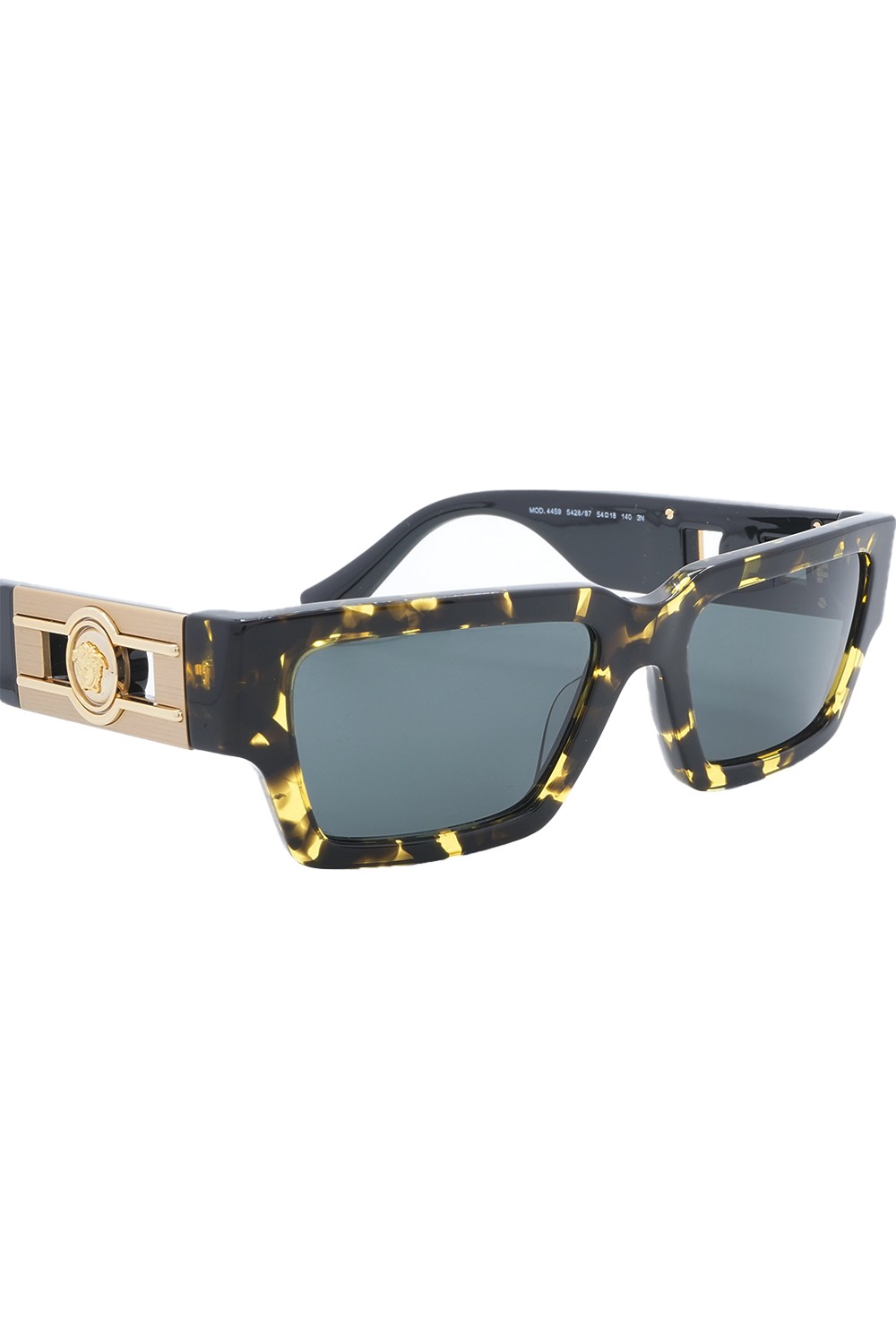 Versace - Occhiali da sole in celluloide rettangolari unisex tartarugato - 4459