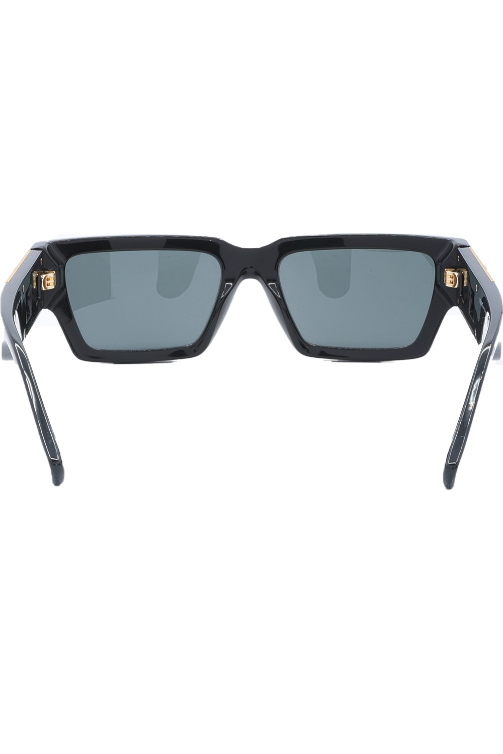 Versace - Occhiali da sole in celluloide rettangolari unisex nero - 4459 GB1/87