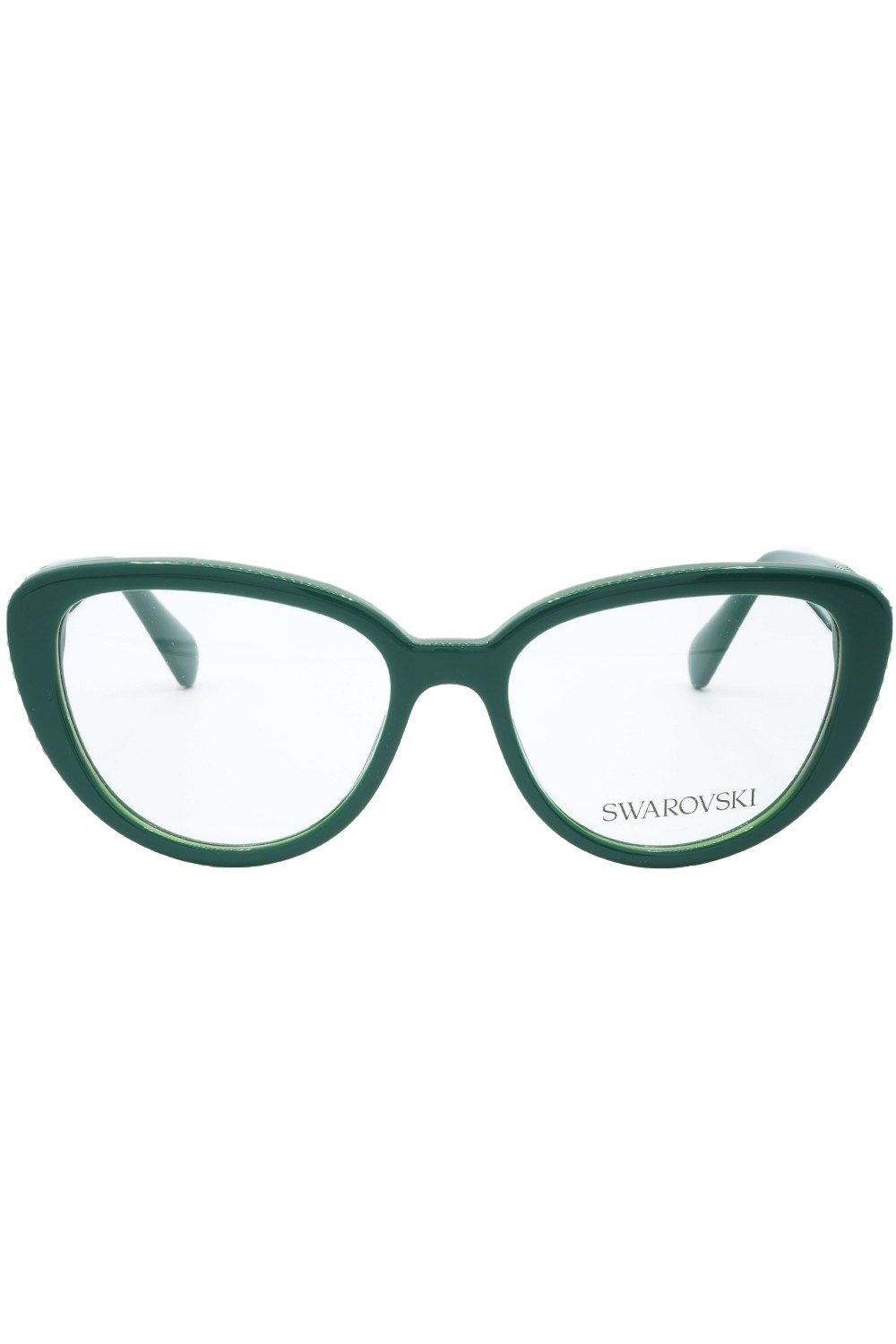 Swarovski - Occhiali da vista in celluloide cat eye per donna verde - SK2014
