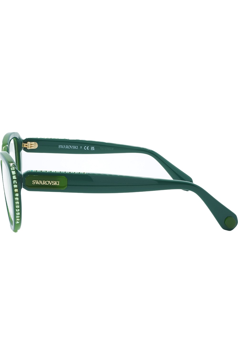 Swarovski - Occhiali da vista in celluloide cat eye per donna verde - SK2014