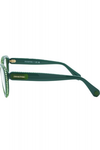 Swarovski - Occhiali da vista in celluloide cat eye per donna verde - SK2014