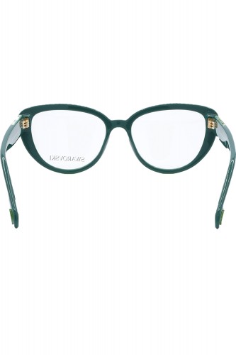 Swarovski - Occhiali da vista in celluloide cat eye per donna verde - SK2014