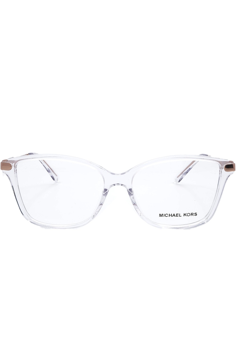 Michael Kors - Occhiali da vista in celluloide squadrati per donna trasparente