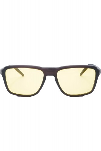 TF Occhiali - Occhiali da vista con clip solare in celluloide squadrati per