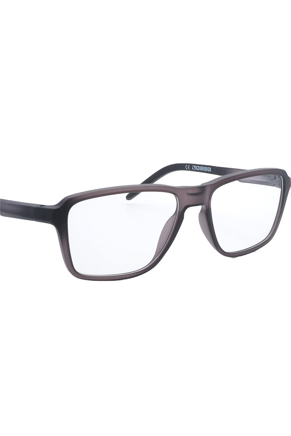 TF Occhiali - Occhiali da vista con clip solare in celluloide squadrati per